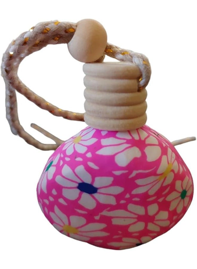 معطر جو للسيارة على المرايا زجاجة بيضاوي - جوز هند - Image 2