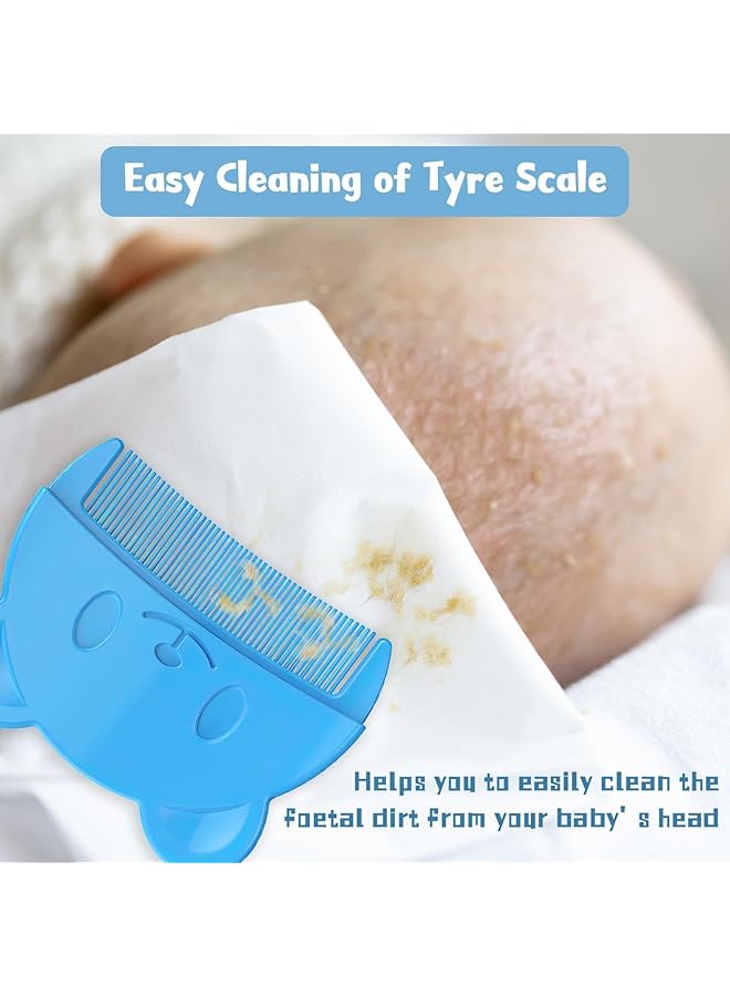 X spring Baby Comb 3 Pcs Baby Safe Silicone Cap Brush And Hair Brush Soft Bristles For Gentle Grooming And Scalp Massage Perfect For Newborns And Toddlers - Image 4