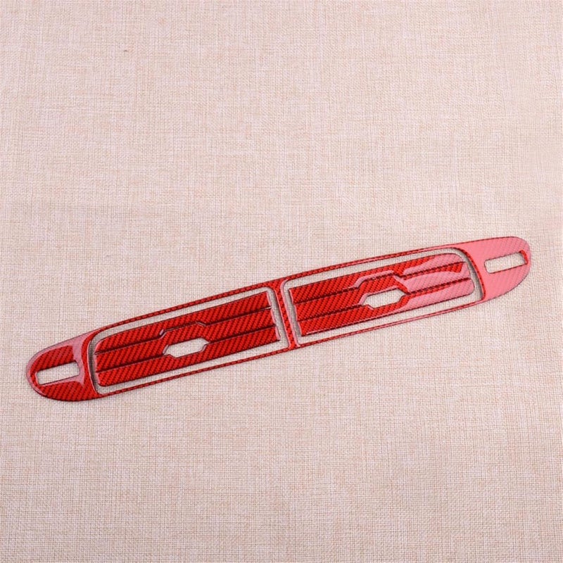 Wivplex Red Carbon Fiber Dashboard Air Vent Cover for Camaro - Image 2