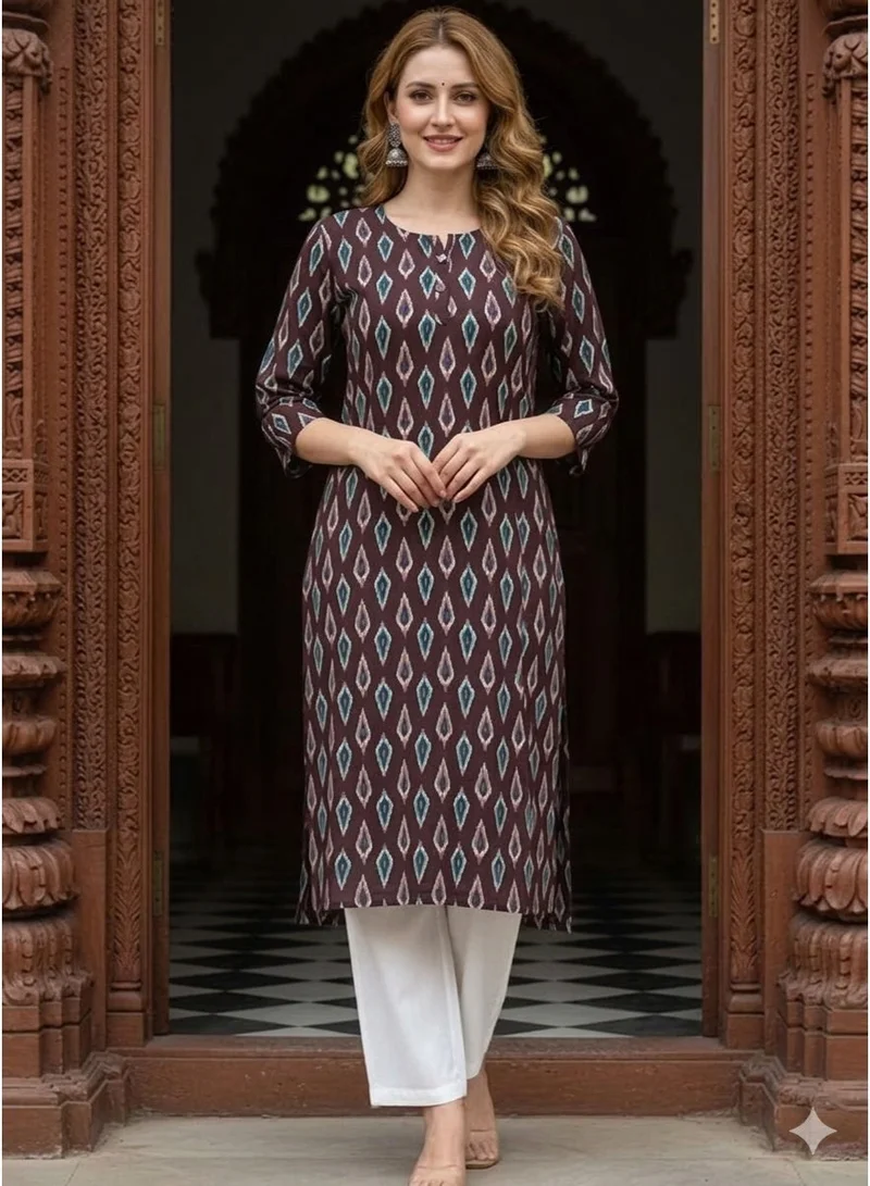 Saka Designs Ethnic Motifs Printed Straight Kurta