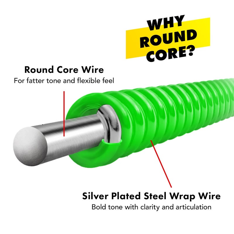 DR أوتار جيتار أكوستيك DR Strings HI-DEF NEON (NGB-45) - Image 3