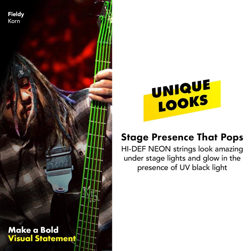 DR أوتار جيتار أكوستيك DR Strings HI-DEF NEON (NGB-45) - Image 5