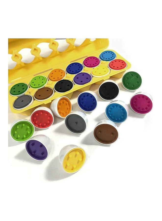 NIBEMINENT Educational Shapes and Colours Matching Egg 6 x 4.5cm - Image 4