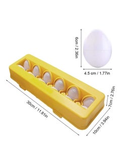 NIBEMINENT Educational Shapes and Colours Matching Egg 6 x 4.5cm  - Image 3
