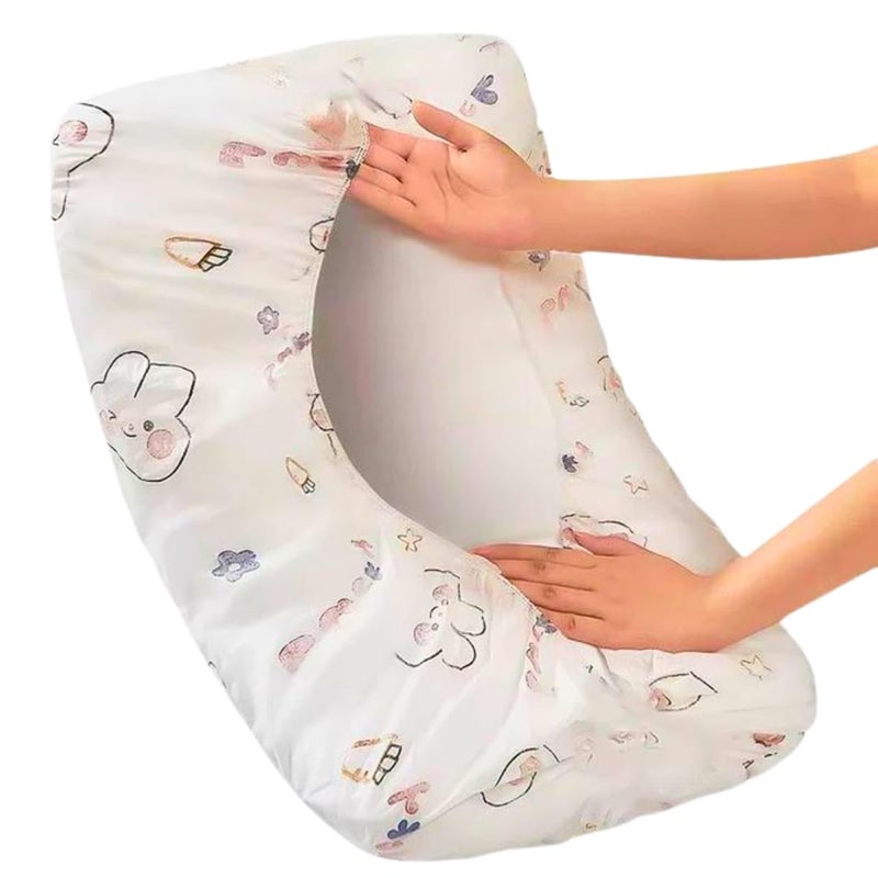 Set Of 10 Disposable Travel Pillow Protector Covers Convenience Protection Hygienic Sleeping Companion Single Use Design Clean Rest Comfort Solution For Trips Flights Trains and Hotel - Image 1