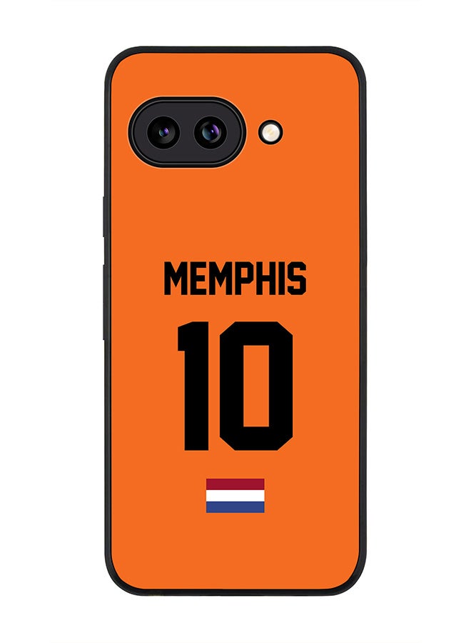 Stylizedd For Google Pixel 9a Case,Slim fit Camera Protection, Shockproof Thin Phone cover  - Football - Netherlands - Memphis