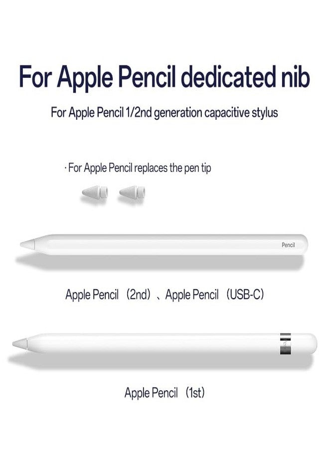 Love Mei رؤوس أقلام بديلة LOVE MEI لقلم أبل برو، رؤوس أقلام مطورة تناسب أبل الجيل 2 و 1 USB-C، رؤوس أقلام معدنية مع علبة تخزين، مجموعات أقلام آيباد برو - Image 4