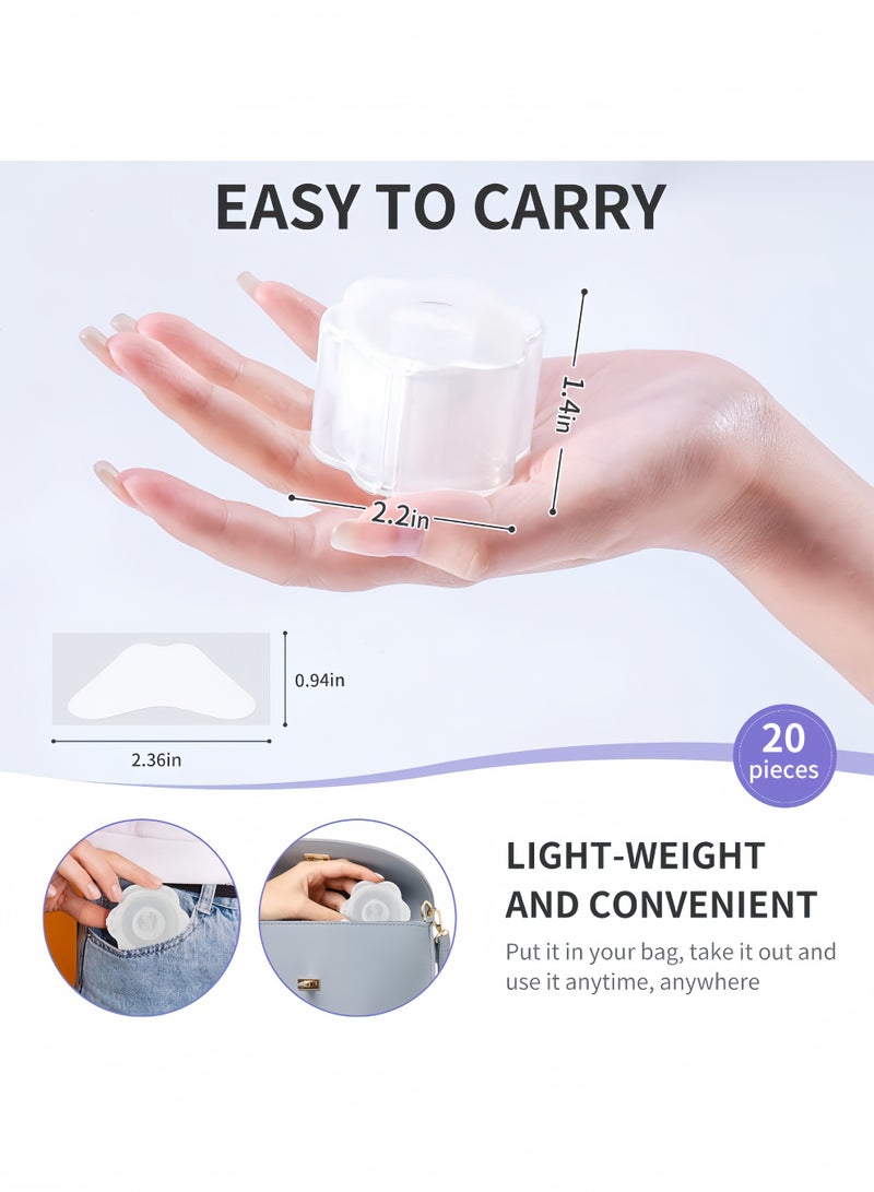 Generic 30pcs Invisible Blister Prevention Pads for Feet No More Blisters-Ultra Thin 0.15mm Anti Friction Tape (12H Waterproof) - for High Heels, New Shoes，Workouts & Travel  - Image 5