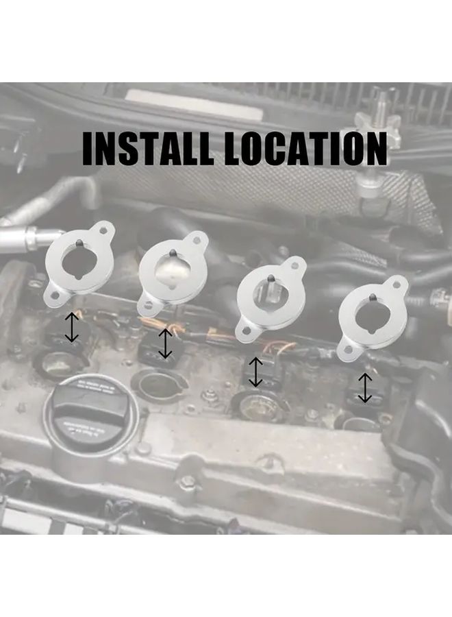 ألواح محول لفائف الحزمة من الألومنيوم المشغول بالفضي لمحركات 1.8T و2.0TFSI - Image 4