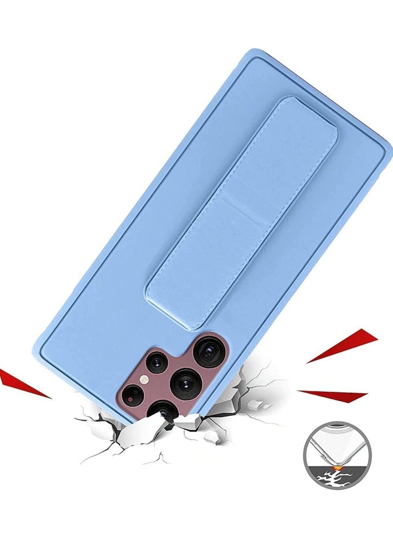 Fuxin Samsung Galaxy S25 Ultra Rotating Metal Ring Case with Kickstand - Shockproof Matte Finish Anti-Fingerprint Magnetic Car Mount  Cover - Image 3