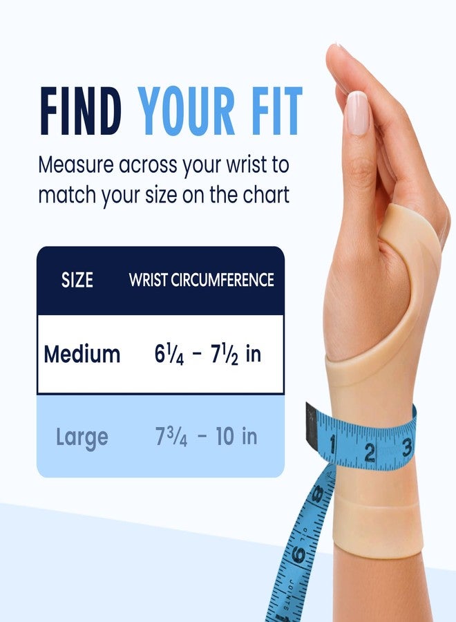 Dr. Frederick's Original Gel Wrist Brace - 4 ct - Waterproof Fingerless Compression Sleeve - Mild Carpal Tunnel, Arthritis & Tendonitis Relief - Fits Left & Right Hand - Men & Women - Medium - Image 4