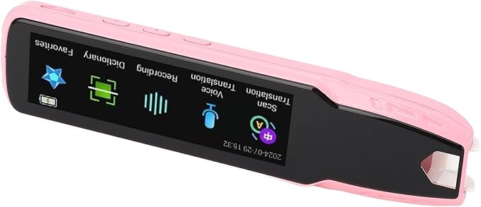Multilingual Scan Reader Pen Text Translator With Recording And 2 75M Vocabulary Pink - Image 1