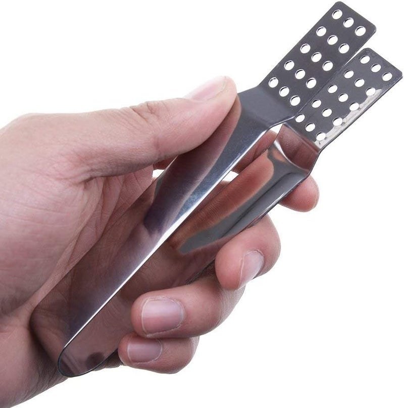 Haishell 4 Pcs Stainless Steel Tea Bag Tongs Teabag Squeezer Strainer Holder Grip Metal Spoon Mini Sugar Clip Kitchen Bar Tools - Image 5