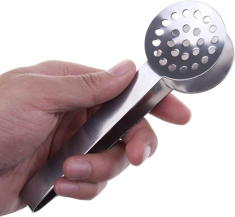 Haishell 4 Pcs Stainless Steel Tea Bag Tongs Teabag Squeezer Strainer Holder Grip Metal Spoon Mini Sugar Clip Kitchen Bar Tools - Image 3