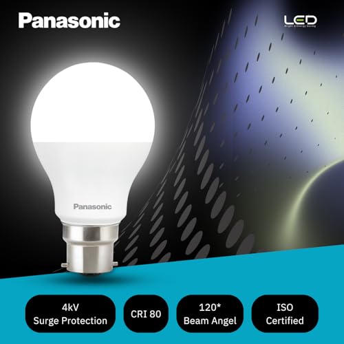 Panasonic 9 Watt LED Bulb, B22 Base 9W Light For Home, 25000+ BH with 1 Year Warranty, 6500K Cool Day (Pack of 2) - Image 3