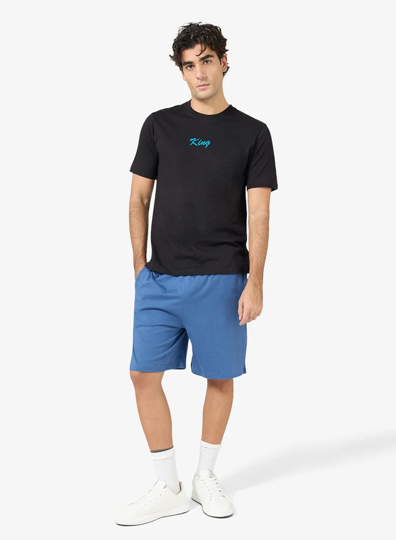 Seventy Five Basics T-Shirt & Shorts Set