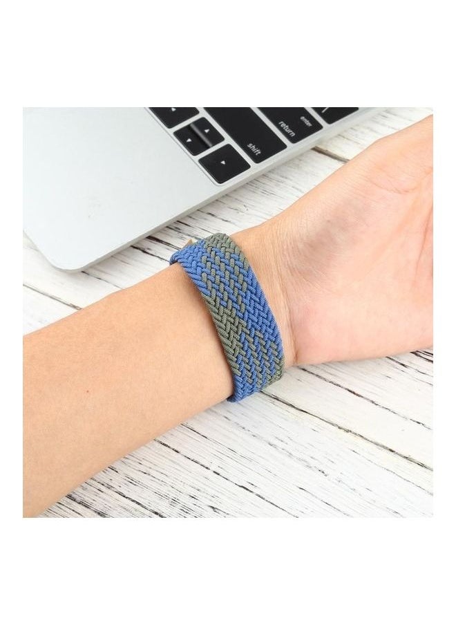 NIBEMINENT - Replacement Watchbands For Apple Watch Series 7 45mm/6 & SE 5 4 44mm/3 2 1 42mm Blue Green - Image 1