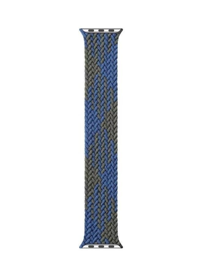 NIBEMINENT - Replacement Watchbands For Apple Watch Series 7 45mm/6 & SE 5 4 44mm/3 2 1 42mm Blue Green - Image 1