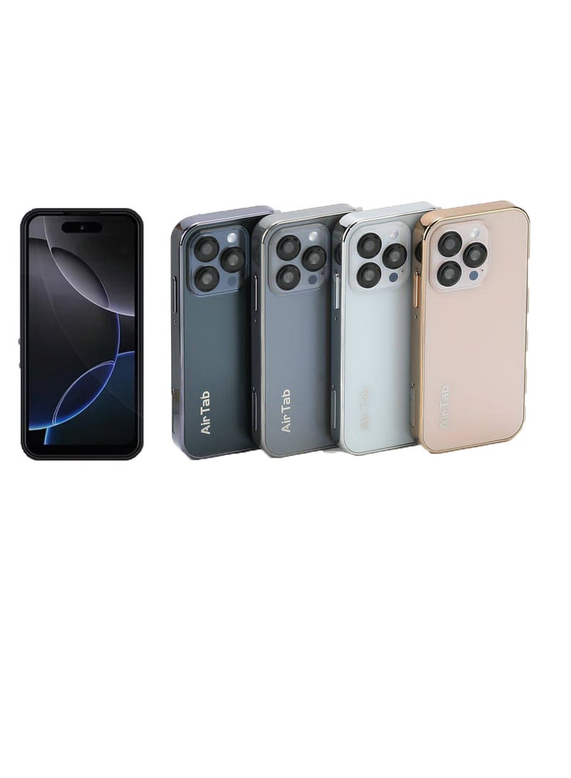 إيرتاب ميني 16 هاتف محمول صغير للغاية يعمل بنظام أندرويد رباعي النواة، هاتف ذكي صغير للغاية، صغير الحجم، مناسب للجيب، مناسب للطلاب والأطفال والرجال والنساء - ذهبي - Image 1