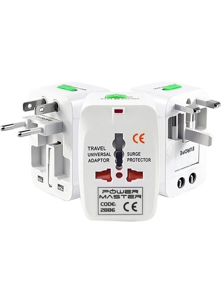 Powermaster Universal Multiple Socket Converter Travel Adapter American British Dubai Saudi Arabia  - Image 5