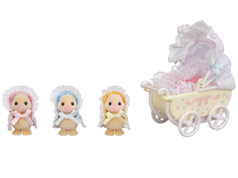 Epoch Sylvanian Family Seasonal Duck Mitsugo Sanpo Set, C-63 ST Mark Certified, For Ages 3 and Up, Toy Dollhouse Sylvanian Families Epoch Epoch - Image 1
