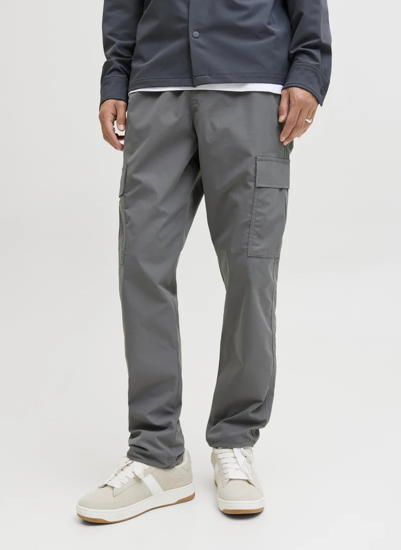 JACK & JONES Drawstring Straight Fit Cargo Pants