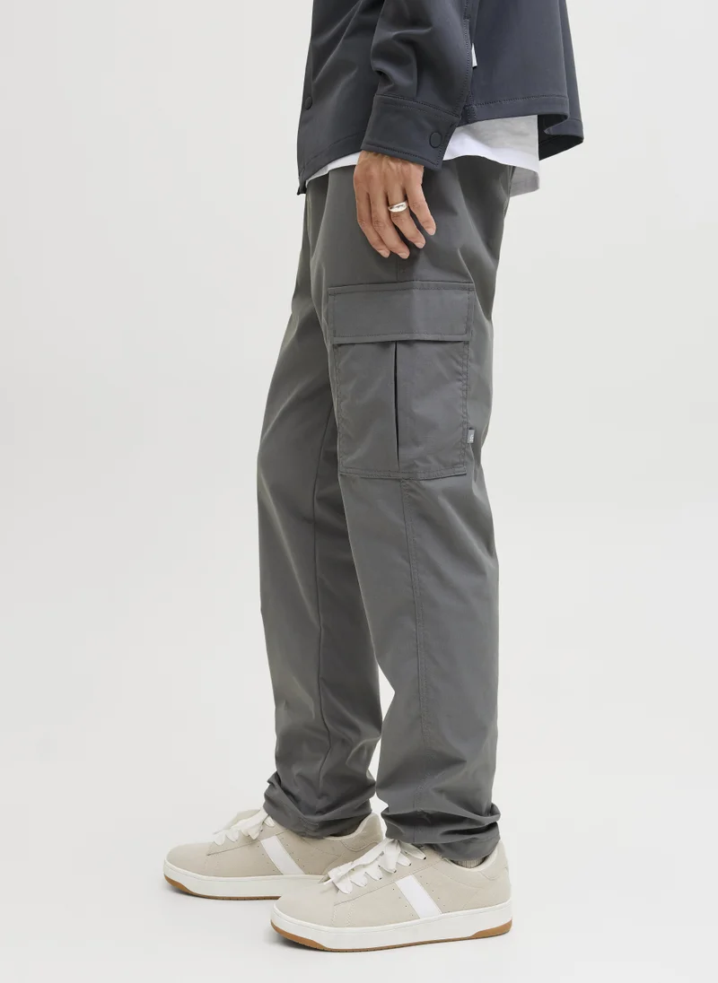 JACK & JONES Drawstring Straight Fit Cargo Pants
