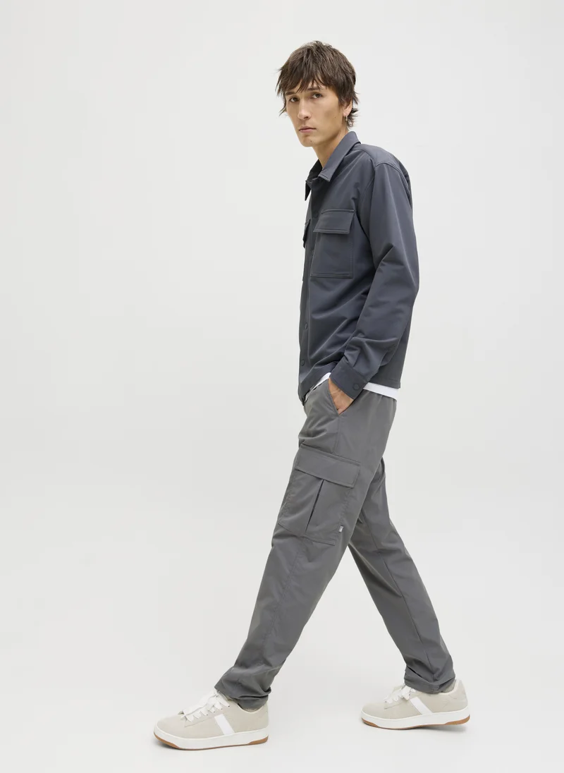 JACK & JONES Drawstring Straight Fit Cargo Pants