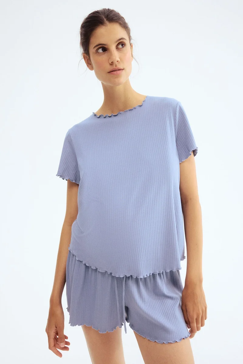 H&M MAMA Ribbed pyjamas