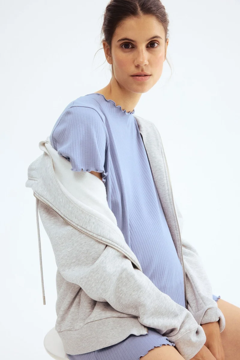 H&M MAMA Ribbed pyjamas