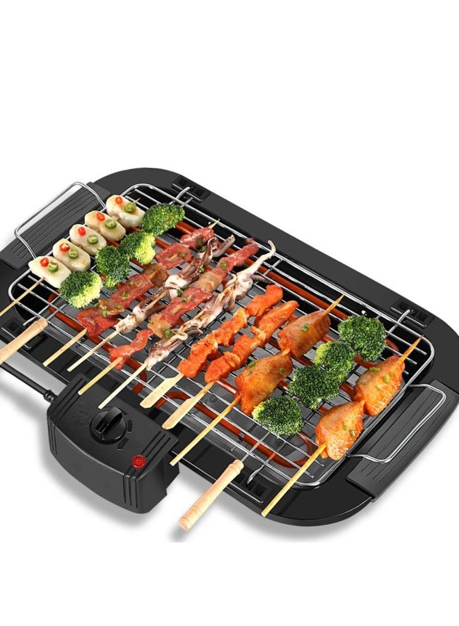 Tradeo Electric Barbecue Grill – Adjustable Heat, Detachable Tray & Non-Stick Steel BBQ Rack - Image 1
