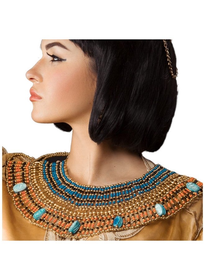 كرافتس أوف إيجبت قلادة بتصميم كليوباترا المصرية، إكسسوارات أزياء الهالوين  - Image 1