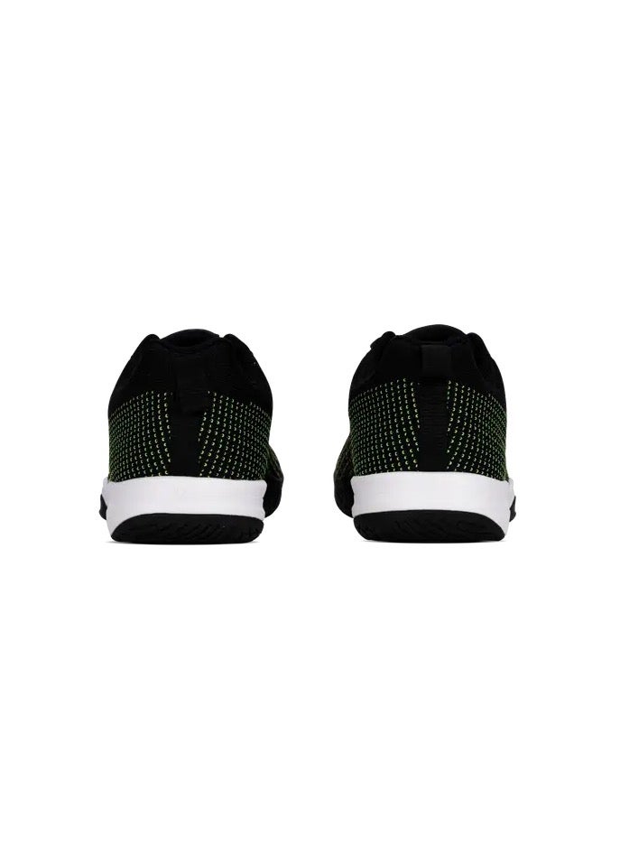 HUNDRED Blade Lite Badminton Shoes (Non Marking) | Also Perfect For Squash, Table Tennis, Volleyball, Basketball & Indoor Sports | Lightweight & Durable (Black/Orange/White,12 Uk) - Image 3