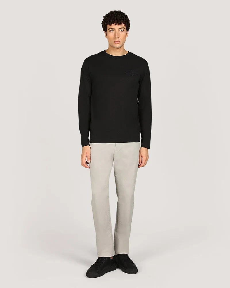 GANT Regular Tonal Shield Long Sleeve T-Shirt