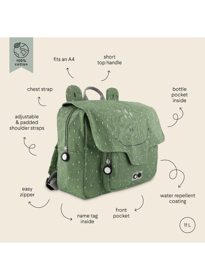 Trixie Satchel Mr. Frog - Cute and Practical Kids Backpack - Image 5