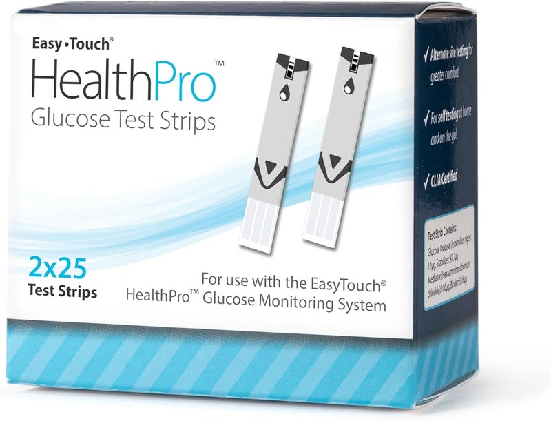 EasyTouch HealthPro Glucose Test Strips (50 Test Strips) - Image 1