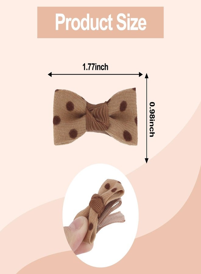 ACO-UINT Baby Girls Hair Bows Clips, 20 Pack Fabric Bows Alligator Clips, Cute Hair Accessories for Toddler Kids Infants - Image 2