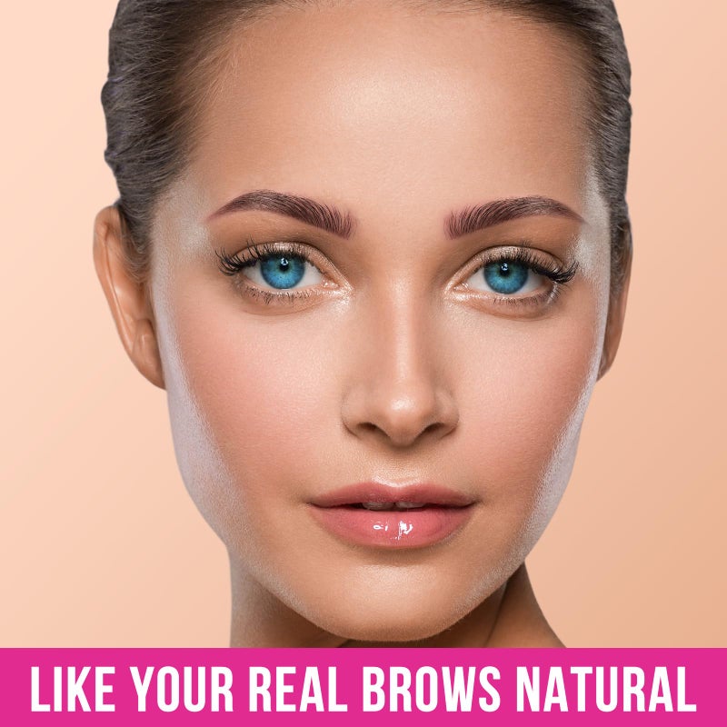 iMethod Microblading Eyebrow Pencil - Eyebrow Pen 2-in-1 Dual-Ended Brow Pencil with 3 Fork-Tip Applicator & Precise Brush-Tip Creates Natural-Looking Brows, Stay on All Day, Reddish Brown - Image 2