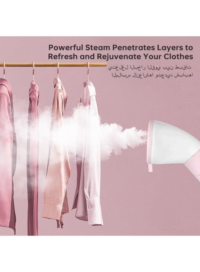 Amoyls Professional Garment Steamer with Ironing Board - 2000W Powerful Steam, 9-Nozzle Array, 60min Continuous Ironing, Smart Temperature Control, and Safety Protection for Effortless Fabric Care - Image 4