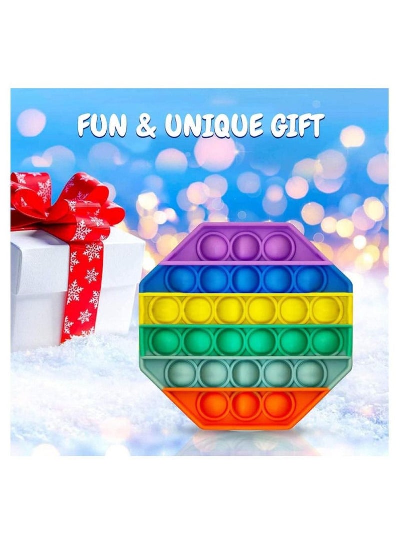Alissa Push Pop Bubble Sensory Decompression Toys 3 In 1 Autism Special Needs To Relieve Pressure Silicone Pressure Toys Squeeze Sensory Toys Stress Relief Mind Refreshing Toy  - Image 3