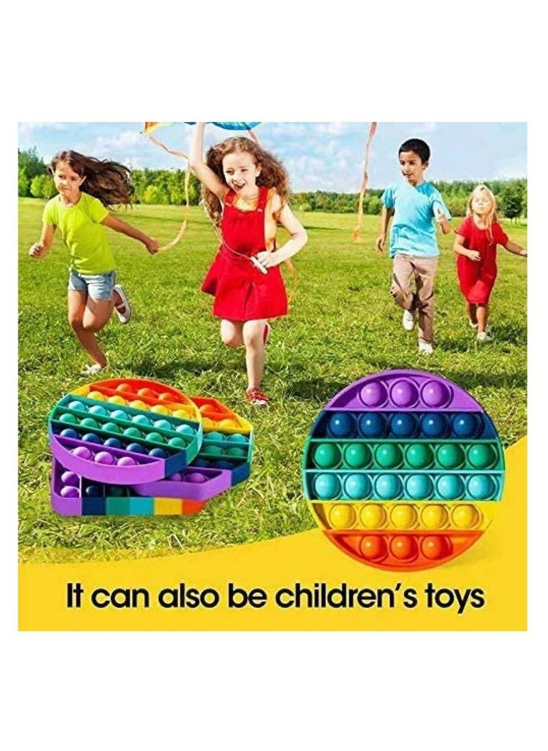 Alissa Push Pop Bubble Sensory Decompression Toys 3 In 1 Autism Special Needs To Relieve Pressure Silicone Pressure Toys Squeeze Sensory Toys Stress Relief Mind Refreshing Toy  - Image 5