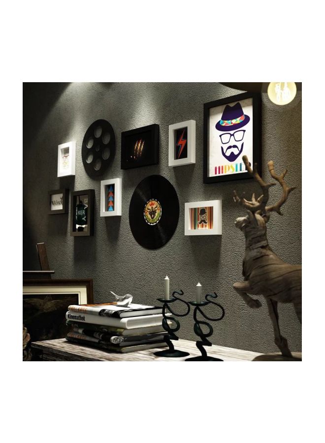 NIBEMINENT 10-Piece Qiangtie Vintage Wall Art Kit Multicolour