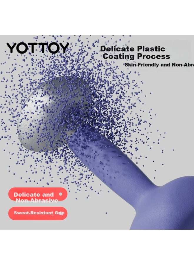 YOTTOY أوزان يوتوي للرجال والنساء للياقة البدنية في المنزل 1 كجم من الحديد الزهر الصلب لمعدات التمرين العائلية للشباب 2 رطل * 2 - Image 3