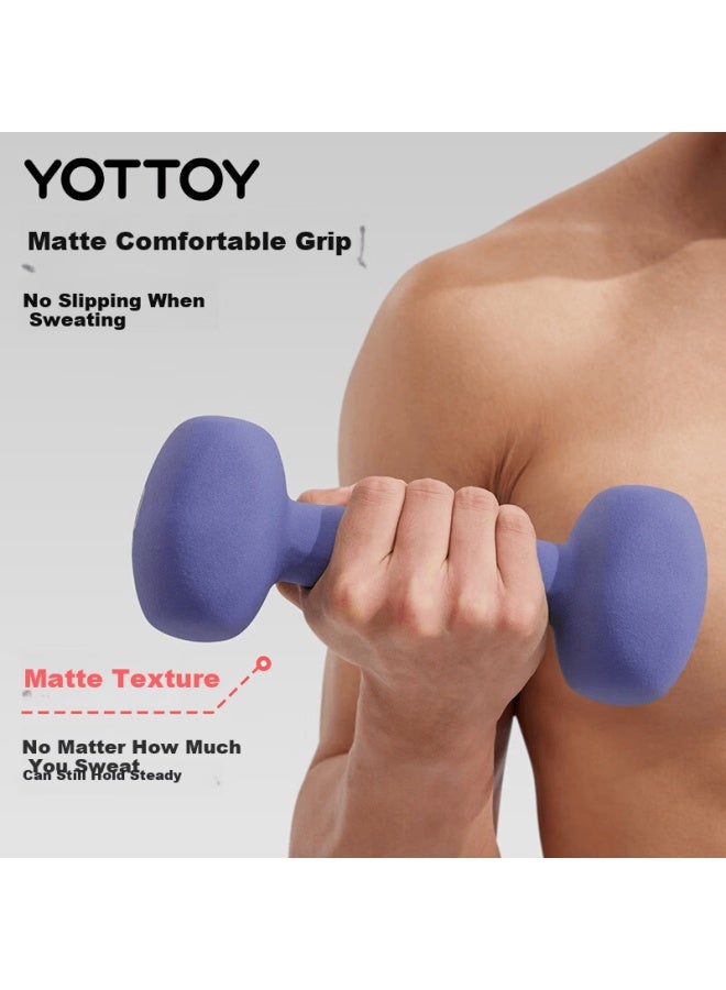 YOTTOY أوزان يوتوي للرجال والنساء للياقة البدنية في المنزل 1 كجم من الحديد الزهر الصلب لمعدات التمرين العائلية للشباب 2 رطل * 2 - Image 4