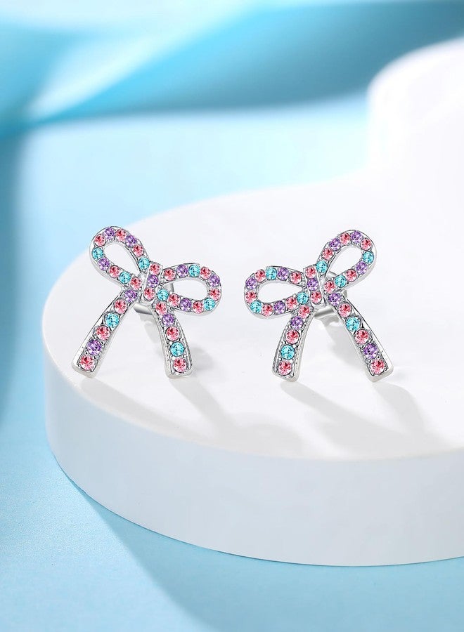 UPROMI Hypoallergenic Bow Earrings for Girls 8-12 Cute Granddaughter from Grandma Birthday Christmas Stocking Stuffers Gifts for Kids Jewelry Teen Tween Girl Trendy Stuff - Image 5