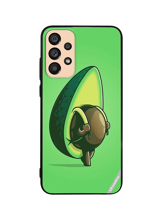 VR CREATIVE Protective Case Cover For Samsung Galaxy A33 5G Avacado Design Multicolour - Image 1