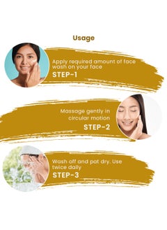 dhathri Fairness Turmeric Face Wash -150 ml  - Image 4