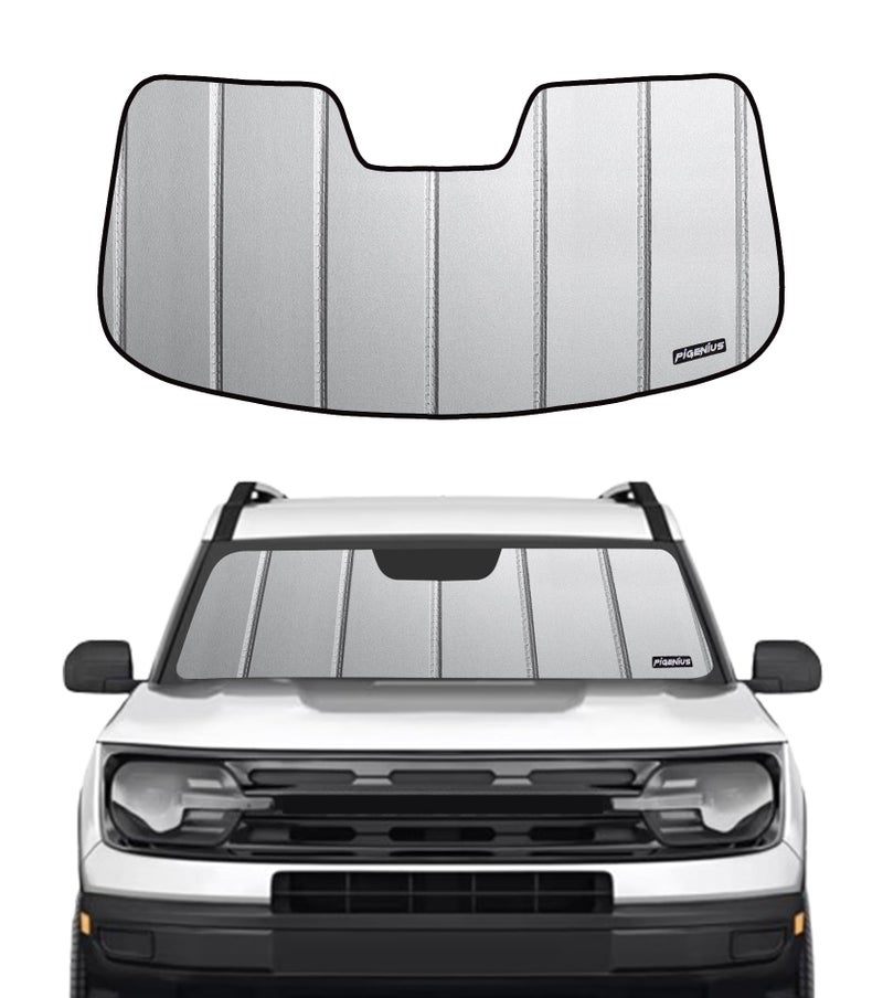 Pigenius Sunshade for Ford Bronco Sport 20212025 Windshield Sun Shade Safeguard