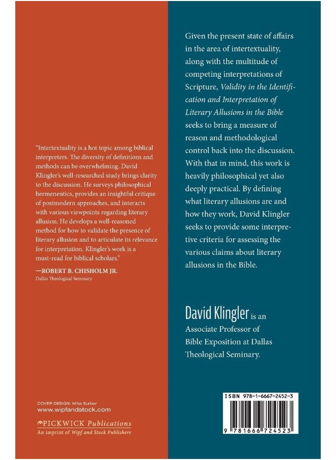 Validity in the Identification and Interpretation of Literary Allusions in the Hebrew Bible  - Image 2