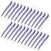 Bantoye 24 Packs Duck Bill Clips Bantoye 335 Inches Rustproof Metal Alligator Curl Clips with Holes for Hair Styling Hair Coloring Bright Purple - Image 2